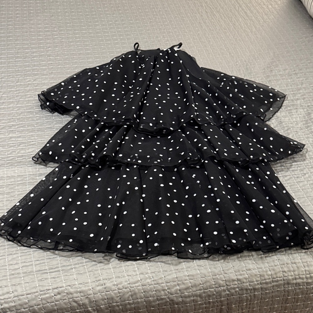 Kate Spade Black Dress with White Polka Dots